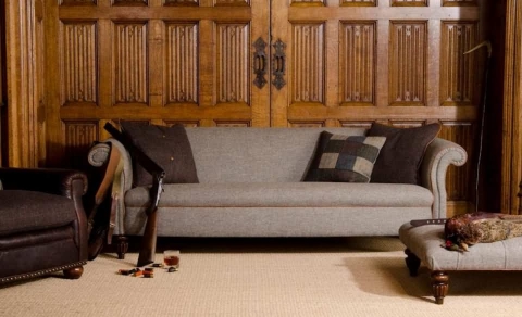Sofa Bowmore in Harris Tweed
